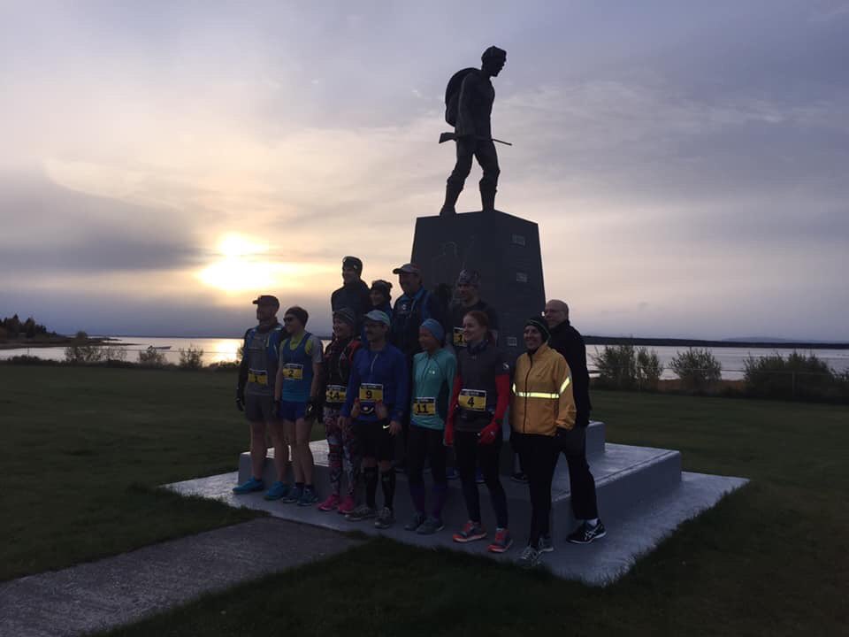 Trapline42k's tweet photo. Start of the 2018 Trapline Marathon! #RunFullTilt https://t.co/pQYMZxly5s