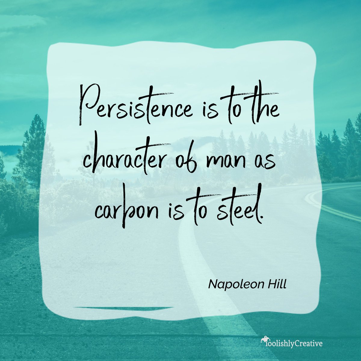 KimberlyIMays's tweet photo. "Persistence is to the character of man as carbon is to steel."
#WebDesign #SmallBiz #entrepreneurs #entrepreneur #FoolishlyCreative https://t.co/63JYXj4UQa