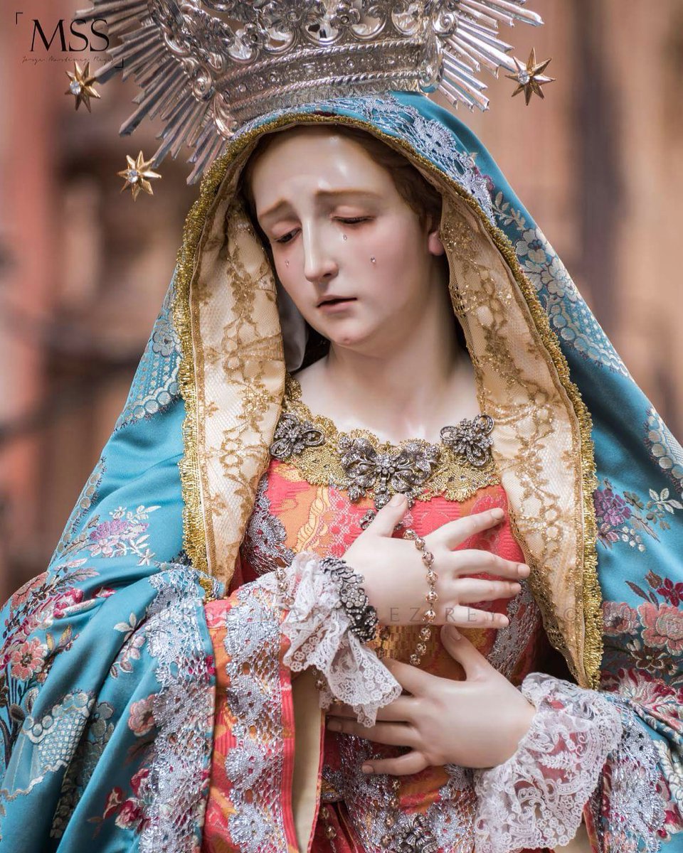 Hoy es 7 de octubre. Virgen del Rosario en sus Misterios Dolorosos.

#SSantaMurcia