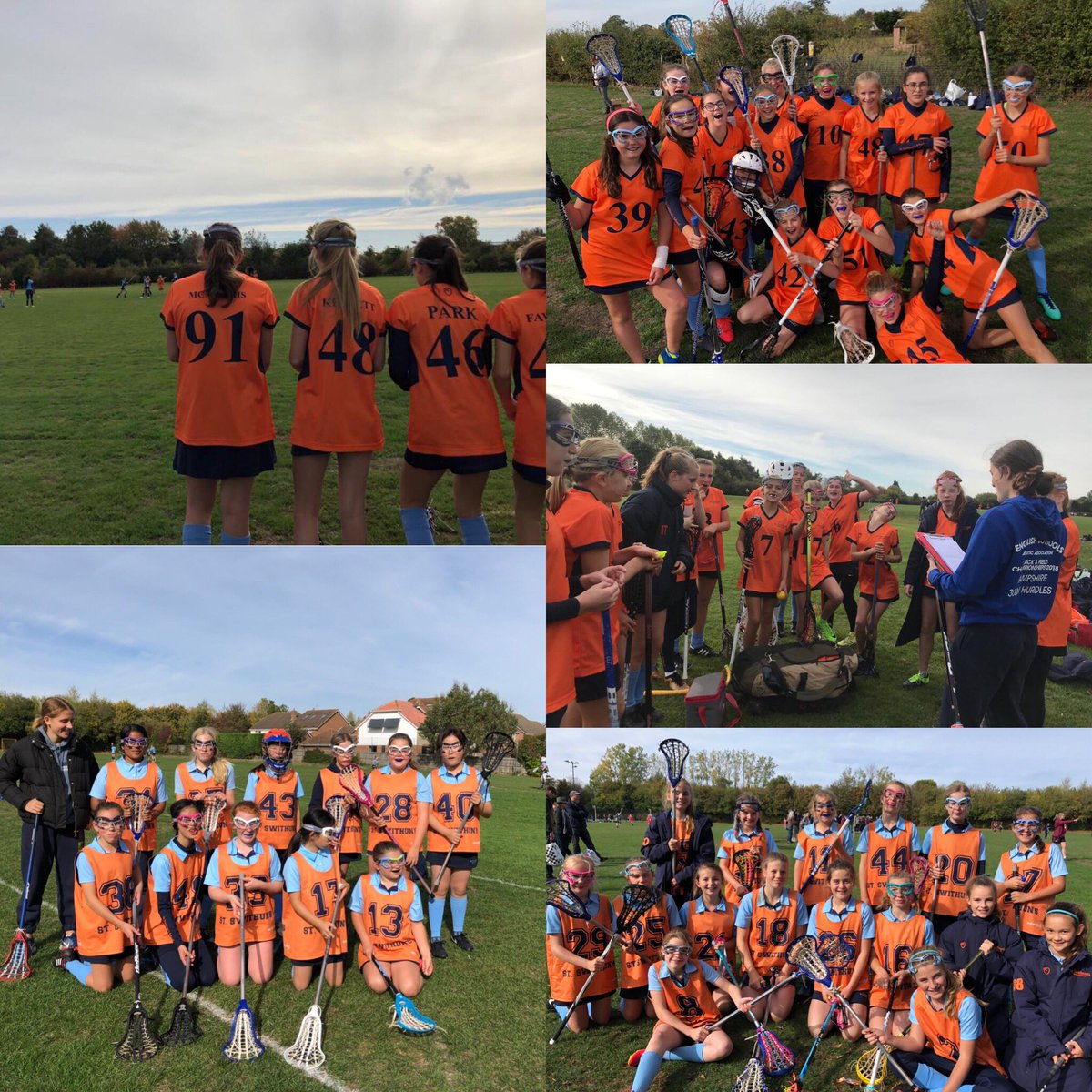 StSwithunsSport's tweet photo. #TeamOrange had loads of fun at the Joker tournament today. 👏🏼👏🏼👏🏼👏🏼 to all the girls for playing hard and learning loads #laxlessons #StSwithunsLacrosse #StSwithunsEffort Thanks @ShskPE and @StMarysCalne https://t.co/ejRQTq5SmN