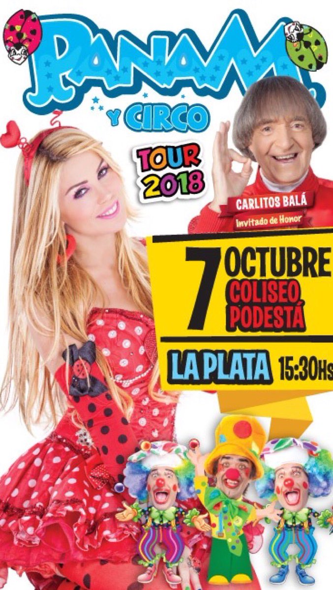 Hoy #Panamycirco en La Plata 💪💪💪 nos vemos queridas familias ❤️