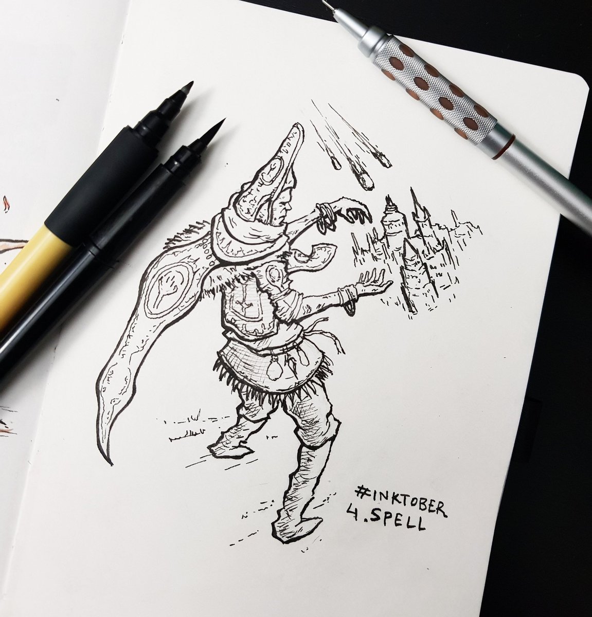torhowl's tweet photo. Inktober day 4. Spell.

#inktober #Inktober2018 #tintubre2018 https://t.co/YVqq6uHR0m