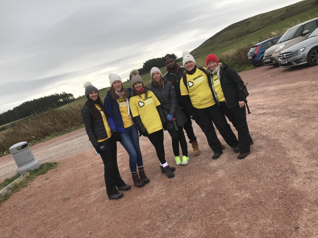 Gayleyw's tweet photo. #MightyMotherwell conquered Tinto for The Beatson Cancer Care. @NBSemployees https://t.co/RN0fOE7xDn