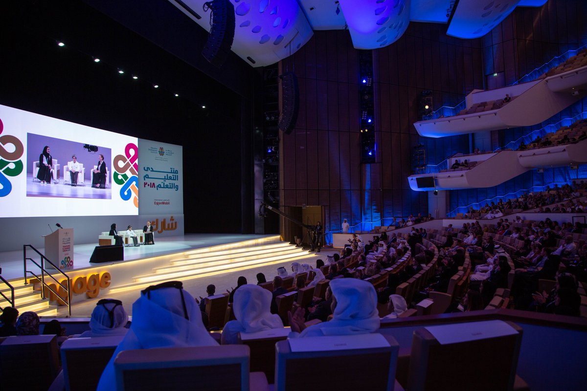 QF's tweet photo. This year’s theme is about increasing engagement from students, parents, teachers, the leadership, and the community. The forum also provides teachers with the tools to inspire young people to excel personally and academically #TLForum2018 #EducationCity https://t.co/clywakYOgg