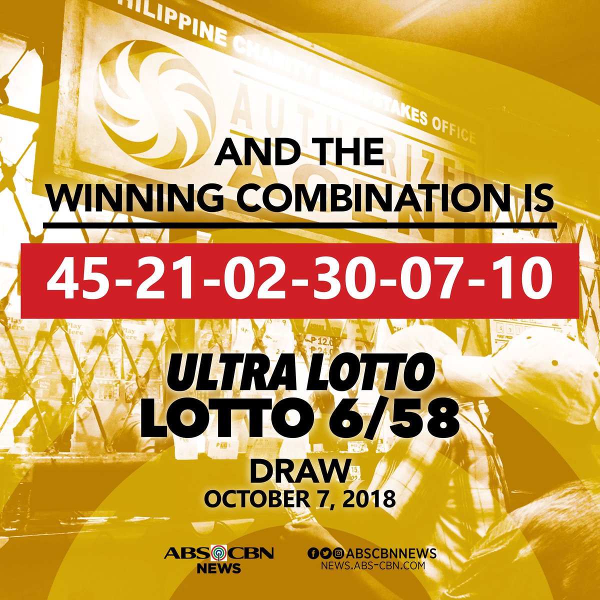 ultra lotto oct 7 2018