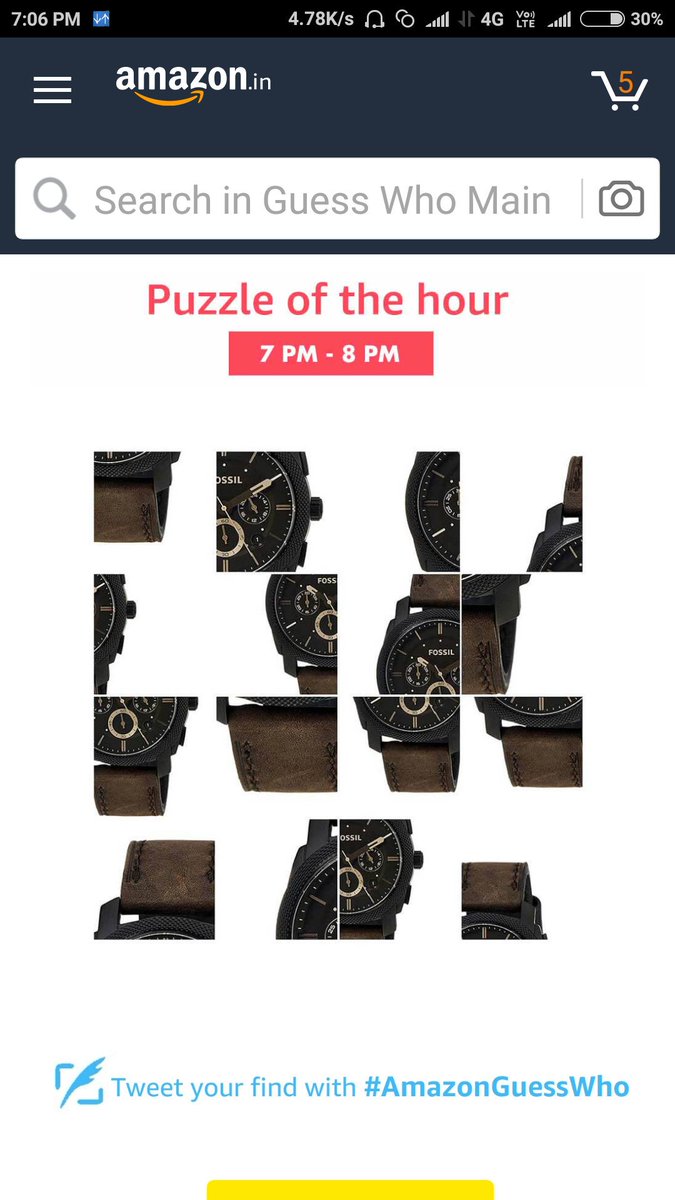 KrVivek14's tweet photo. Fossil Machine Analog Brown Dial Men's Watch - FS4656

#AmazonGuessWho https://t.co/ArphFjPFBN
