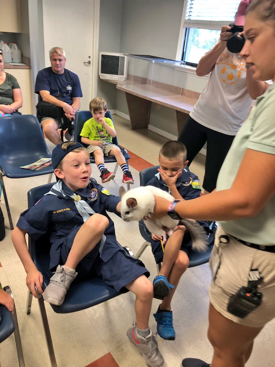 jakegordon's tweet photo. Thanks to @jacksonvillezoo for helping these #Bear #CubScouts on their Fur, Feathers & Ferns adventure today. They learned the #OutdoorCode, how animals can be endangered or extinct, then got to meet some animals. Alex loved the #chinchilla & the gopher tortoise. https://t.co/KDUfi5ho51
