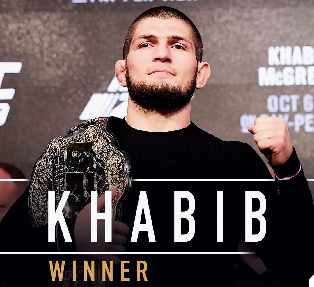 DeFurqanKhawaja's tweet photo. When you talk against Islam that’s how you face Muslims.
#Khabib #SolidPunch #UFC229 #ProudMuslim https://t.co/tSXaDx5DM4