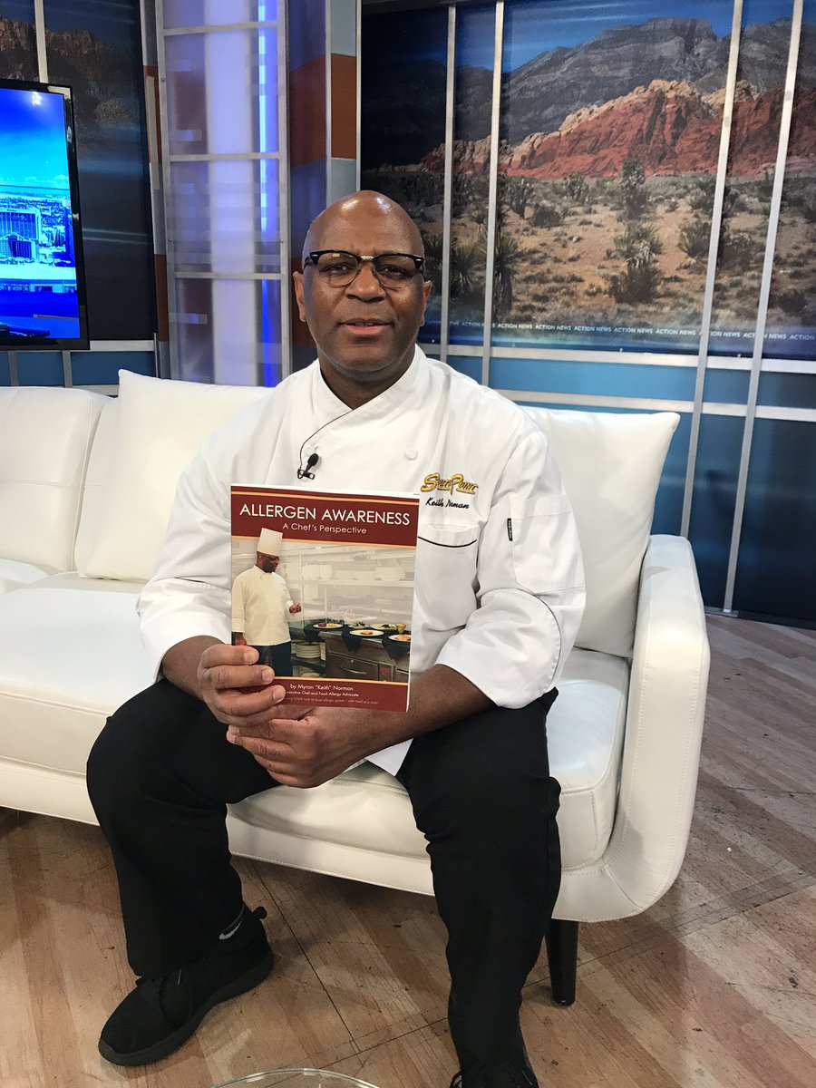 Tune in NOW to <a href="/KTNV/">KTNV | Channel 13 News Las Vegas</a> this morning to hear <a href="/southpointlv/">South Point Hotel</a> Chef Keith talk about the importance of allergen awareness, his new book and how you can dine out without worries even if you have severe food allergies.