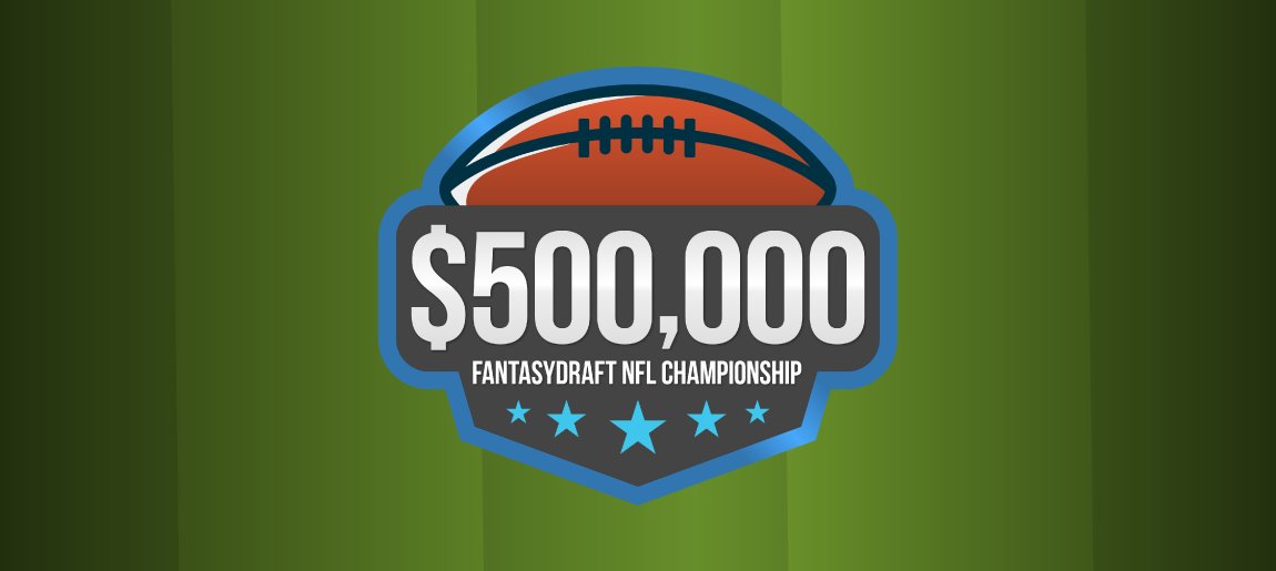 FantasyDraft's tweet photo. 🚨 Two chances for free $500K #NFL Championship Qualifier entries:

1. Like + Retweet this by 11am ET today for shot to win entry for TODAY's slate. We'll pick 3 random winners.

2. Enter this freeroll by 1pm ET today for shot to win entry for NEXT week: https://t.co/SigdrA0nAO https://t.co/j8IpENIie7