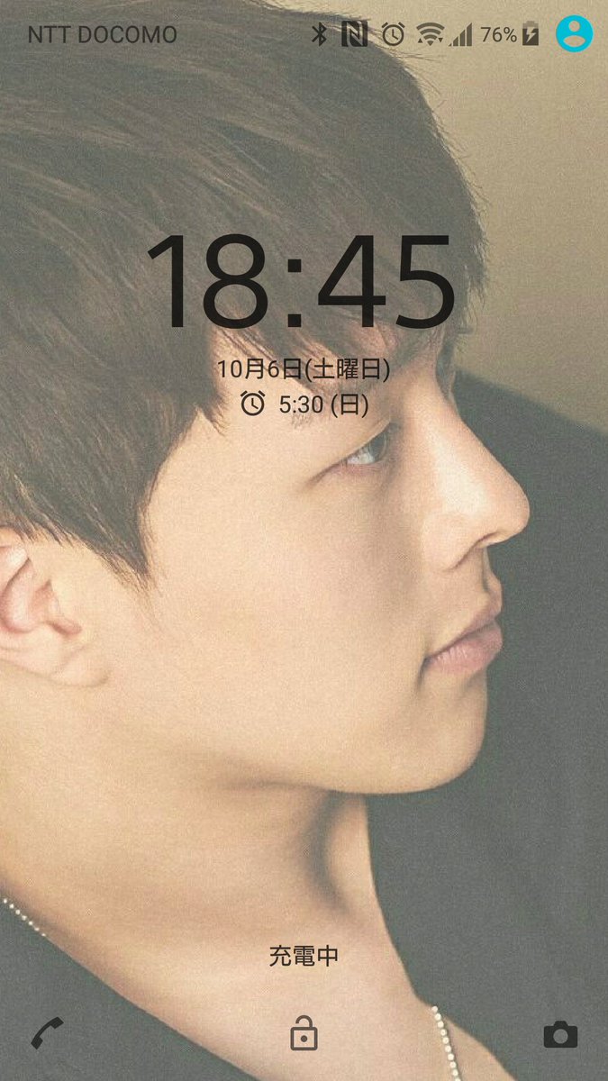 このギヨン君がすごーく好き～❤で。 待ち受けにして透明トレカ大、小