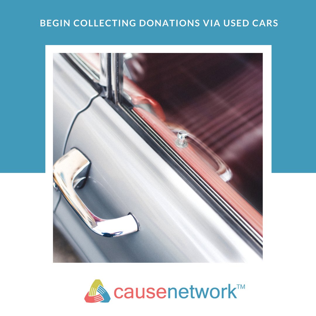 Cause_Network's tweet photo. Enable your charity to accept DONATIONS VIA CARS. CauseNetwork will take care of every step from pick-up to monetary donation for your charity.

100% hassle free at no additional cost.
Visit https://t.co/Daez7WEF6B to learn more and sign-up today!

#beCAUSEwecare https://t.co/evAWUgKuDF