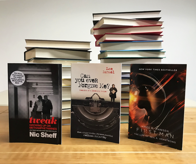 MrsAndiLutz's tweet image. simonschuster
Three books to read before you watch the movie! 📖 #Tweak by nic_sheff 🎥 beautifulboymov 📖 #FirstMan by #JamesRHansen 🎥 FirstManMovie 📖 #CanYouEverForgiveMe by #LeeIsrael 🎥 cyefm simonteen SimonBooks #reading #booktomovie #adaptation…