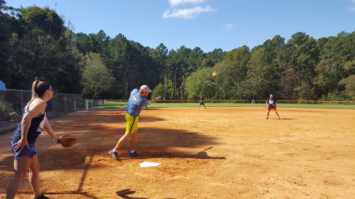 PlayDurham's tweet photo. Play ball, y'all! Today's schedule:
11:00am: @STEMinthePark vs. @DontWasteDurham
12:05pm: @HopeAnimalsNC vs. STEM in the Park
1:10pm: @goSDLL vs. CPCANC
2:15pm: @vetsto_vets vs. @FamMovForward
3:20pm: @GOTRTriangle vs. @MLoftheTriangle
4:25pm: @MOWDurham vs. @Housing4NewHope https://t.co/XahVlbNloj