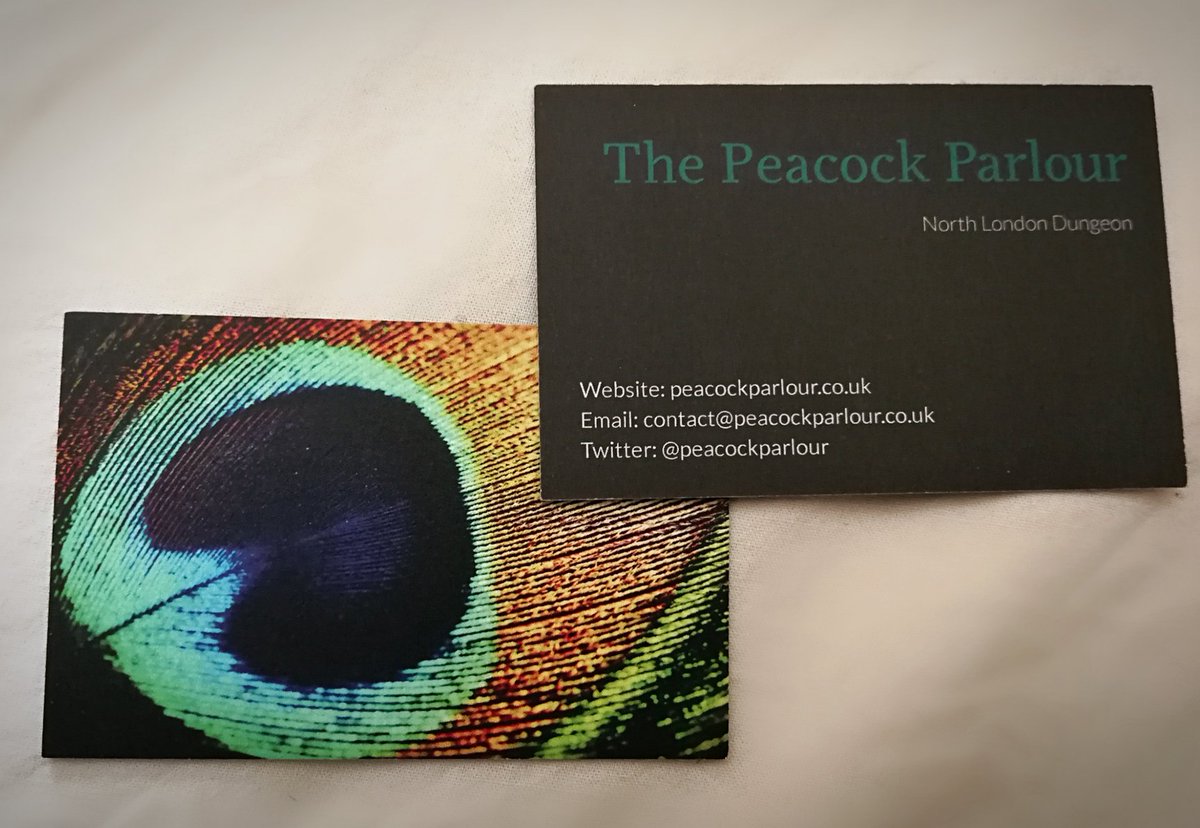 PeacockParlour's tweet photo. Pretty new business cards! https://t.co/pxCsfoDEUo