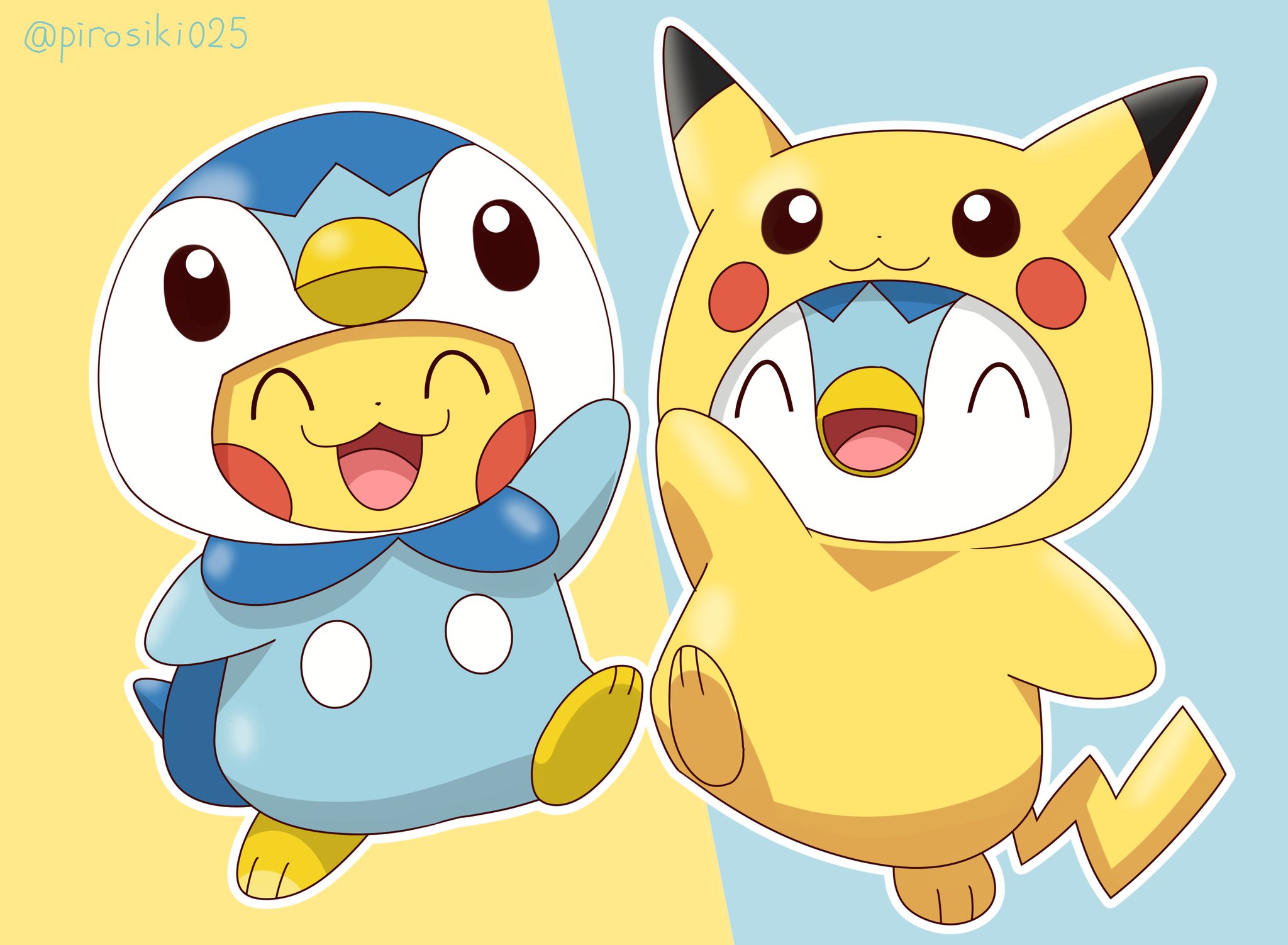 ポケモン　きぐるみパジャマ　ピカチュウ　ポッチャマ 着ぐるみ ポケットモンスター ピカチュウ TMY-001 パイル SAZAC