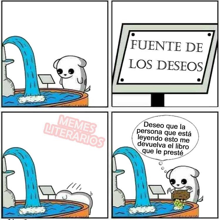 LEExtincion's tweet photo. ¿Pedirías el mismo deseo? Más libros gratis en Lector@s en extinción, #Yoleomás.

Obtenido de Memes literarios https://t.co/kSeXFBPNVl