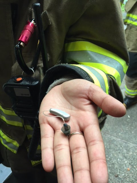 Recently, PCFD13 was called to assist with a unique request, “Can you help me find my hearing aide in the bushes where I fell?” LT. Brumfield and FF/EMT Bokhari were successful in their search!