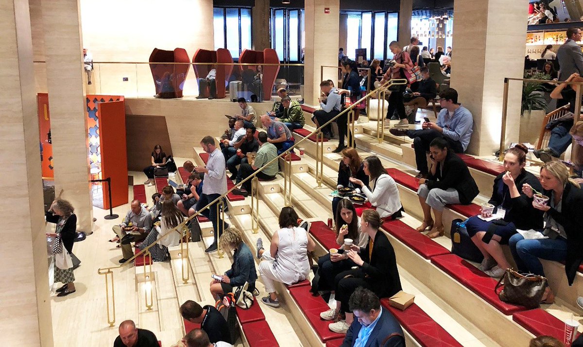 Stantec's tweet photo. ICYMI: Here are 8 interiors trends to watch in corporate #workplace design. Three of our interior designers describe what impressed them at @NeoCon_Shows in #Chicago. #NeoCon50 https://t.co/uYarP25Ct2 https://t.co/513zUOaIJJ