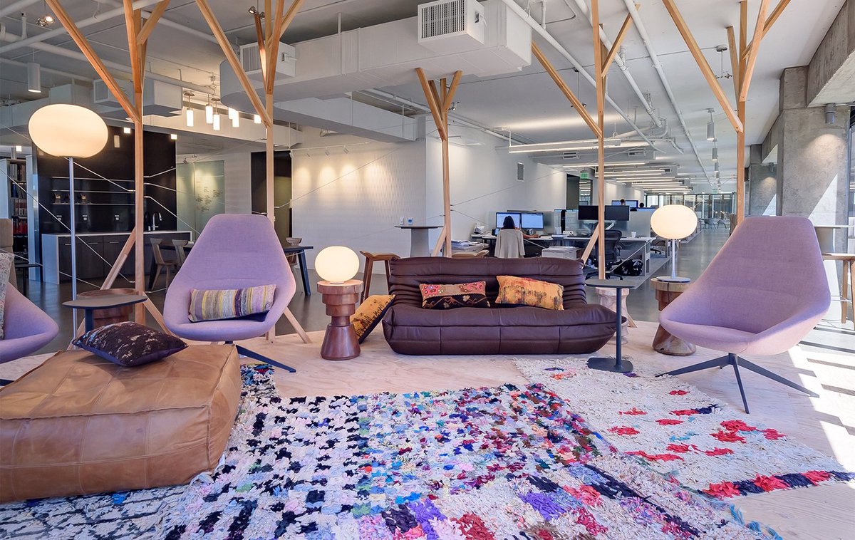 Stantec's tweet photo. ICYMI: Here are 8 interiors trends to watch in corporate #workplace design. Three of our interior designers describe what impressed them at @NeoCon_Shows in #Chicago. #NeoCon50 https://t.co/uYarP25Ct2 https://t.co/513zUOaIJJ