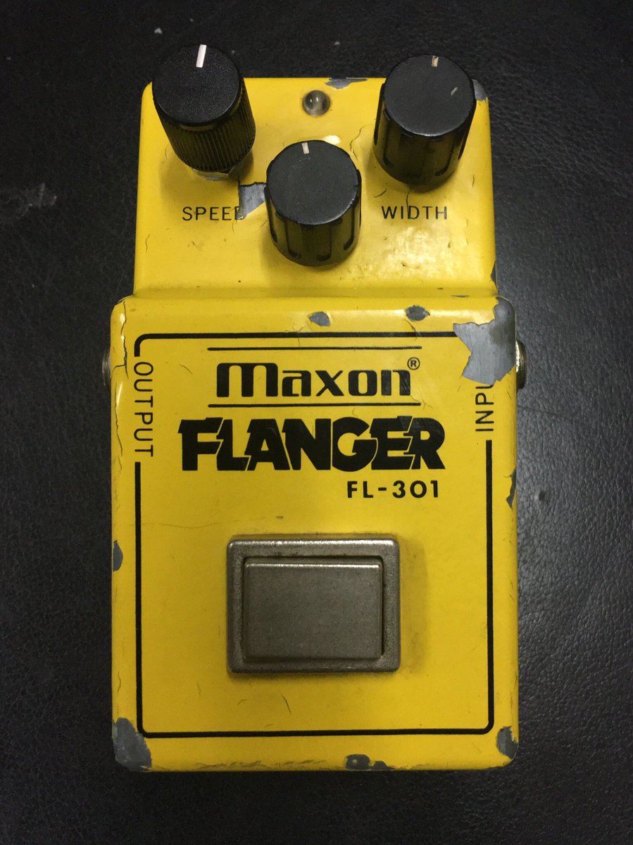 valentinecomp's tweet photo. 激レアさん エフェクター✌️😆
MAXON FLANGER
FL-301
マクソン  #maxon #flanger #18v #effects #pedal 
#fl301 #ibanez #pedals
#effector  #madeinjapan 
#マクソン #日伸音波製作所 
#valentinecompany 
#ヴァレンタインカンパニー
VALENTINE COMPANY https://t.co/ZD2ntuuPXY