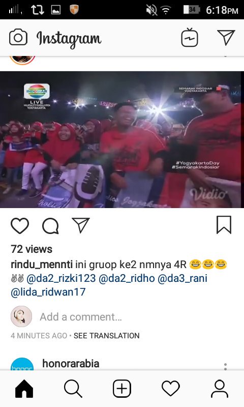 KittyUlfah's tweet photo. Sok ngacung saha Anu nonton tv indosiar ayeuna hahaha semangat K2RL SEJATI KALIAAN the Best .
#SemarakYogyakartaAda2R https://t.co/UW9AGgBywW