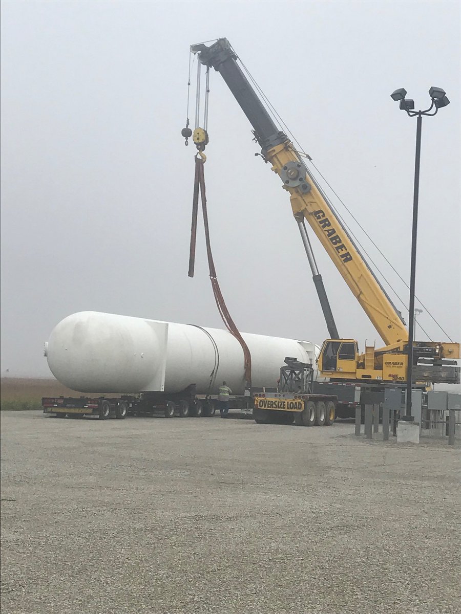 Greg Taylor (@gregtay08304542) on Twitter photo <a href="/TheEquityCoop/">The Equity</a> big day at Horace as we set the ammonia tank to begin our Agronomy expansion. <a href="/TheEquityCoop/">The Equity</a> big day at Horace as we set the ammonia tank to begin our Agronomy expansion.
