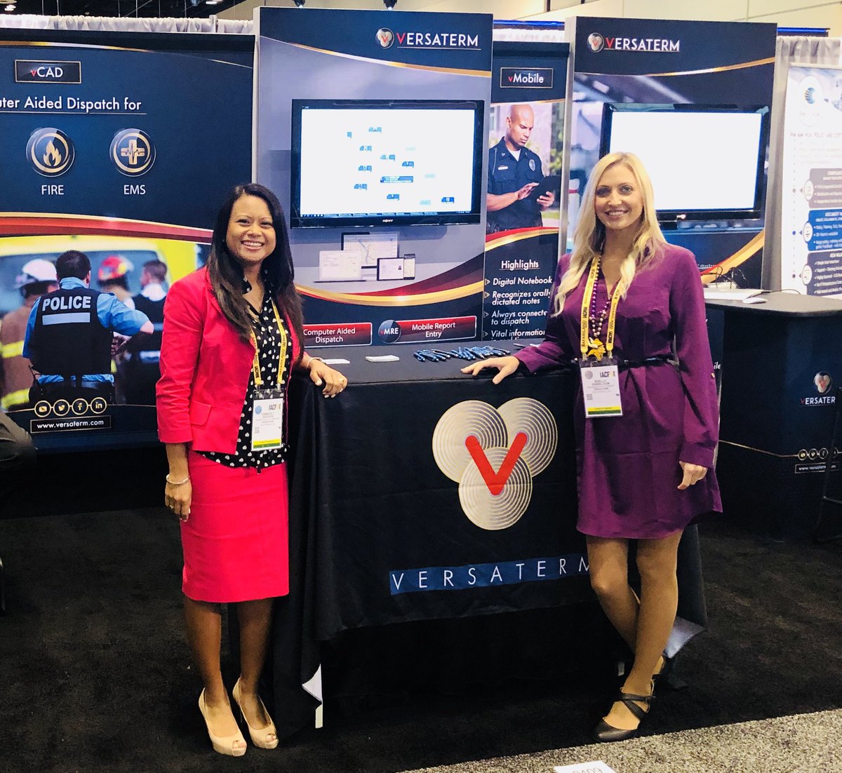 KimberlyVachon's tweet photo. Excited to be at #IACP2018, stop by our #Versaterm booth 2409 ๐ค @Rochelle__Rae @Versadex @TheIACP #Orlando https://t.co/HiruVKPQkg