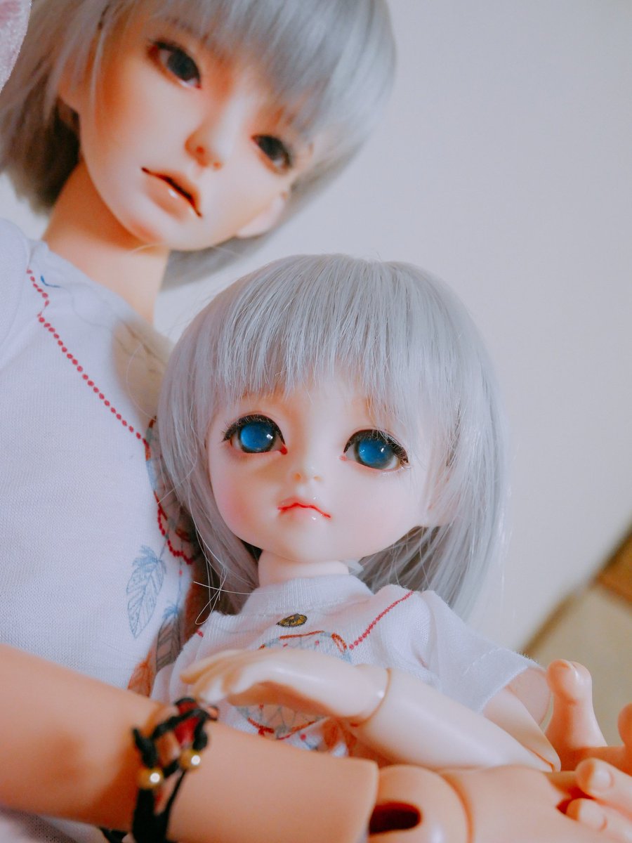 omoshiangnatt's tweet photo. It's glad to get uyoung secondhand head and give it new life. Handsome brother and his little sister.💛
#winterrainstudio #uyoung #lutsdoll #epi https://t.co/rVp07iWk1r