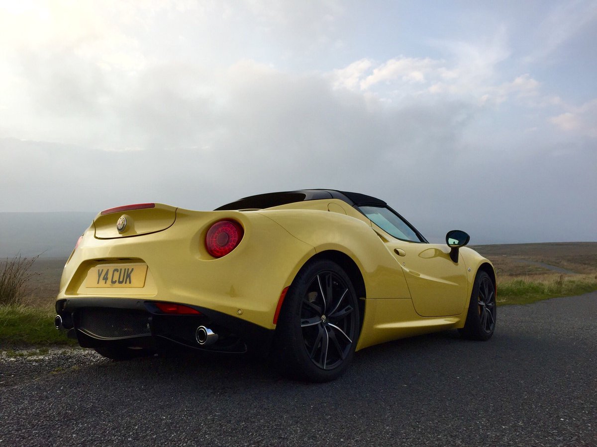 steveberry62's tweet photo. I never wanted to love a car so much as I wanted to love the Alfa Romeo 4C Spider. It fought me all the way. Beautiful, beautiful car though . . . #workwithme #stoptryingtokillme https://t.co/MkGHPBavYq
