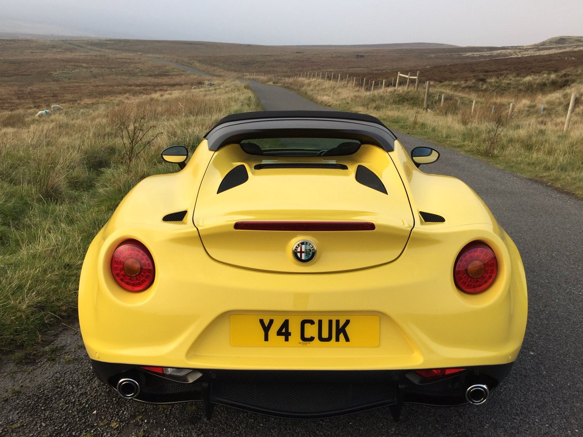 steveberry62's tweet photo. I never wanted to love a car so much as I wanted to love the Alfa Romeo 4C Spider. It fought me all the way. Beautiful, beautiful car though . . . #workwithme #stoptryingtokillme https://t.co/MkGHPBavYq
