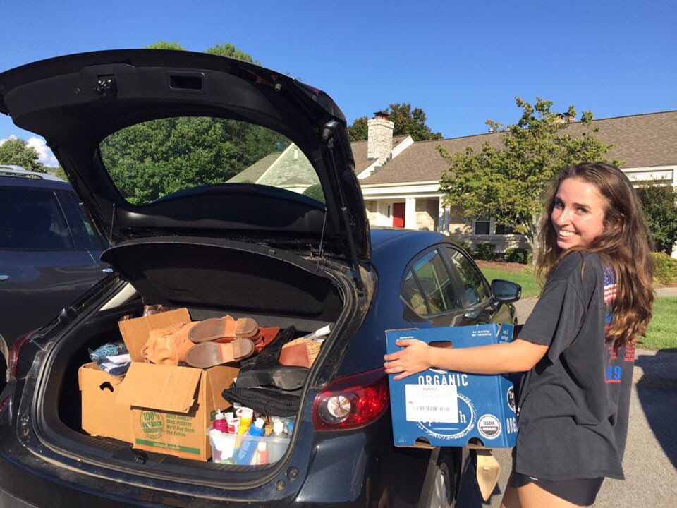 Threads_Of_Care's tweet photo. This past Friday, Sidonia Cannon, Amelia Cannon, and Lilia Horesh drove over to My Friends Closet and picked up a bunch of clothes for Threads Of Care!! Thankyou so much you guys!!! Looking forward to the clothing drives coming up in the Winter👚👕❤️ Happy Fall!🍂🍁 https://t.co/JL5e9uz1GJ