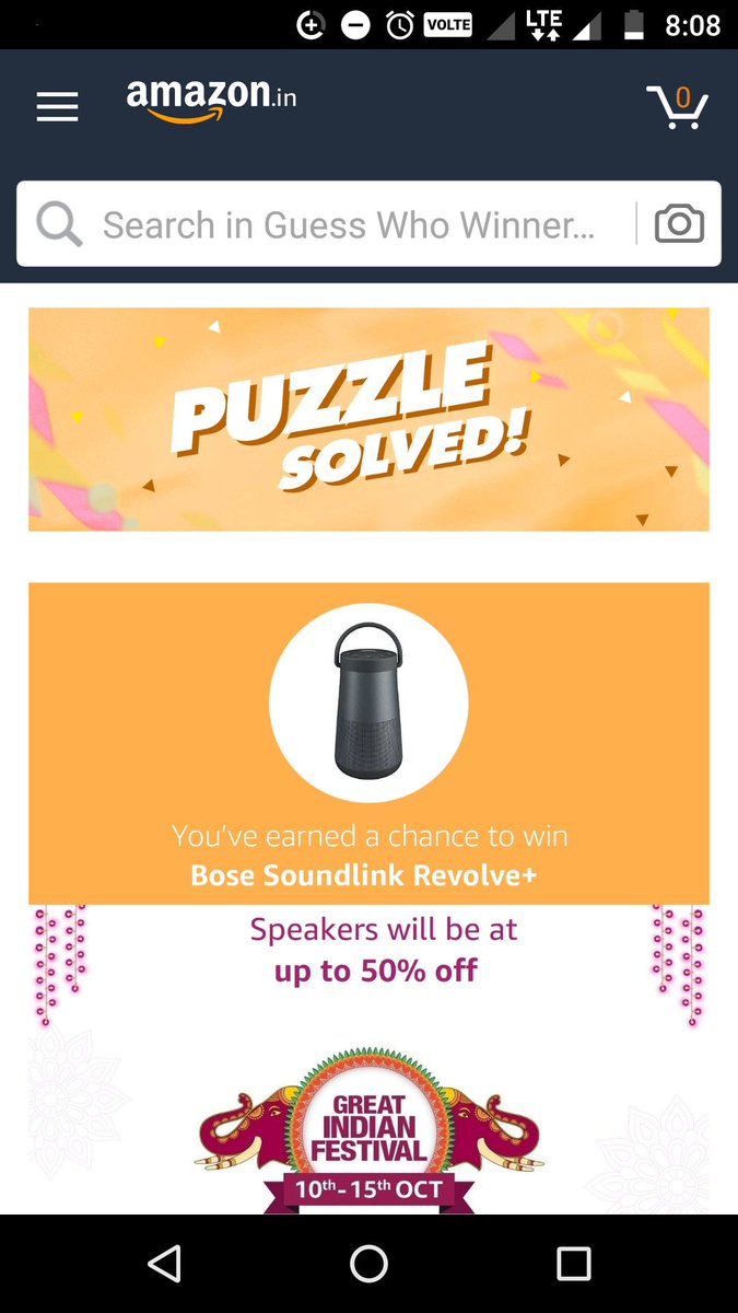 DaheMahadev's tweet photo. Bose SoundLink Revolve+ #AmazonGuessWho https://t.co/kDrbBZwrQL