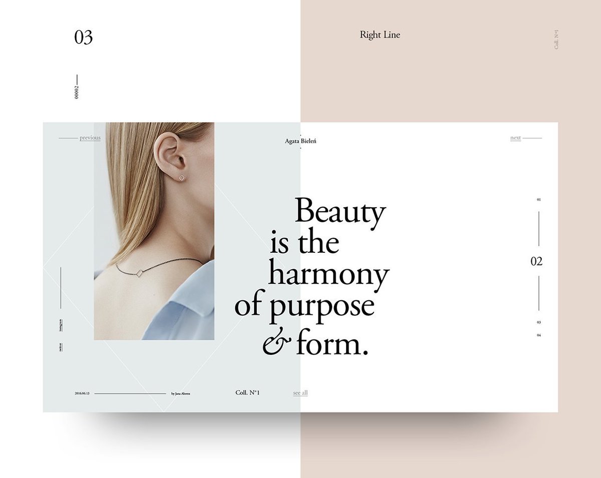 The Futur on Twitter: &quot;Broken Grid Layouts in Web Design Harmony and logic  are a constraint to creativity, sometimes. In Broken Grids, images and text  overlap, creating something unique, assymetrical and beautiful. #