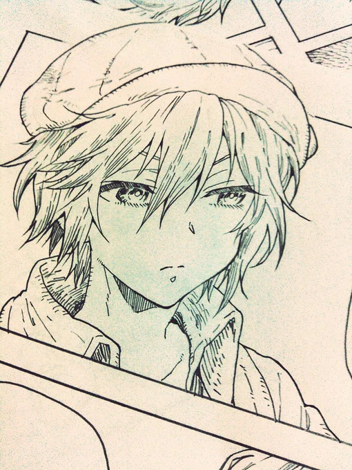 ショタファー様にハンチング帽を被せている罪深さに死にかけながら原稿している……(罪深いけど楽しい… 