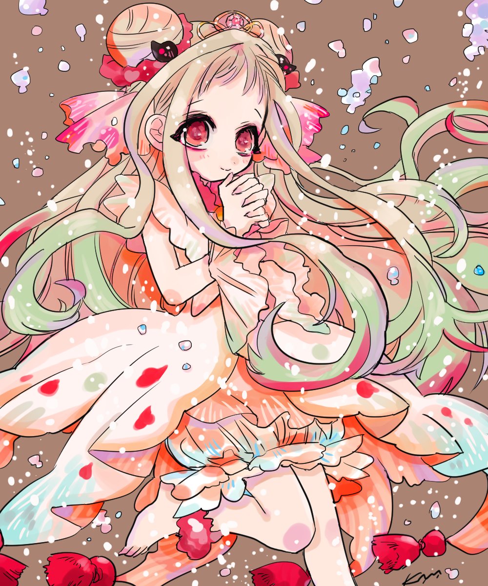 地縛少年花子くん　寧々 地縛少年花子くん2」笑顔の寧々＆短冊持つ花子くんのビジュアル