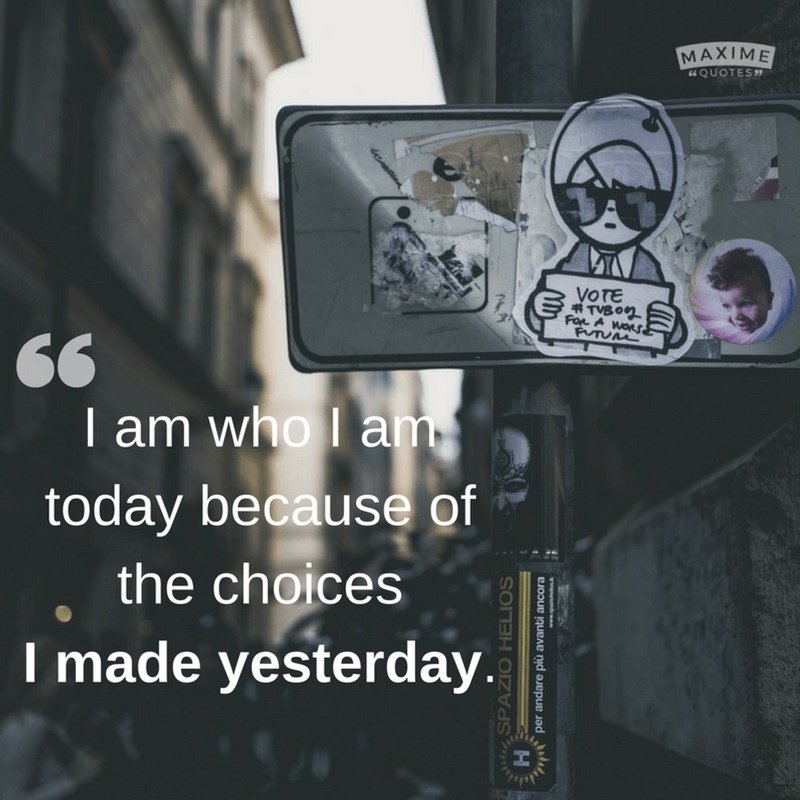 Your epic story is a compilation of choices you make. Some are good and some are bad. Just try your best to make sure the good ones outweigh the bad and that you learn from each of them. #OwnYourEpic #RoadToAwesome