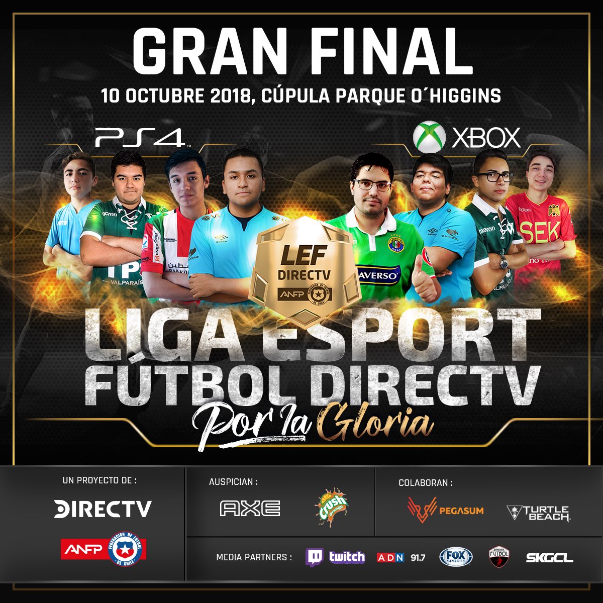 ClubDIquique's tweet photo. #LEF2018 🎮🐲⚽️ ¡Llegó el gran momento para Gabriel Sandoval!
Nuestro representante y semifinalista en el torneo de FIFA 18, modalidad PS4, competirá el próximo miércoles 10 de octubre en la cúpula del Parque O’Higgins, en Santiago.
¡Vamos, Gabriel! 🐲⚽️ https://t.co/OkCfqetWOM