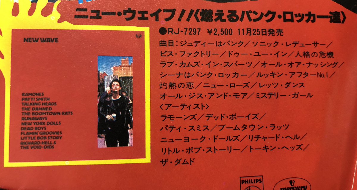 ニューウェイブ　燃えるパンク・ロッカー達　LP レコード ニュー・ウェイブ/燃えるパンク・ロッカー達 | 矢田川極塾 第三校
