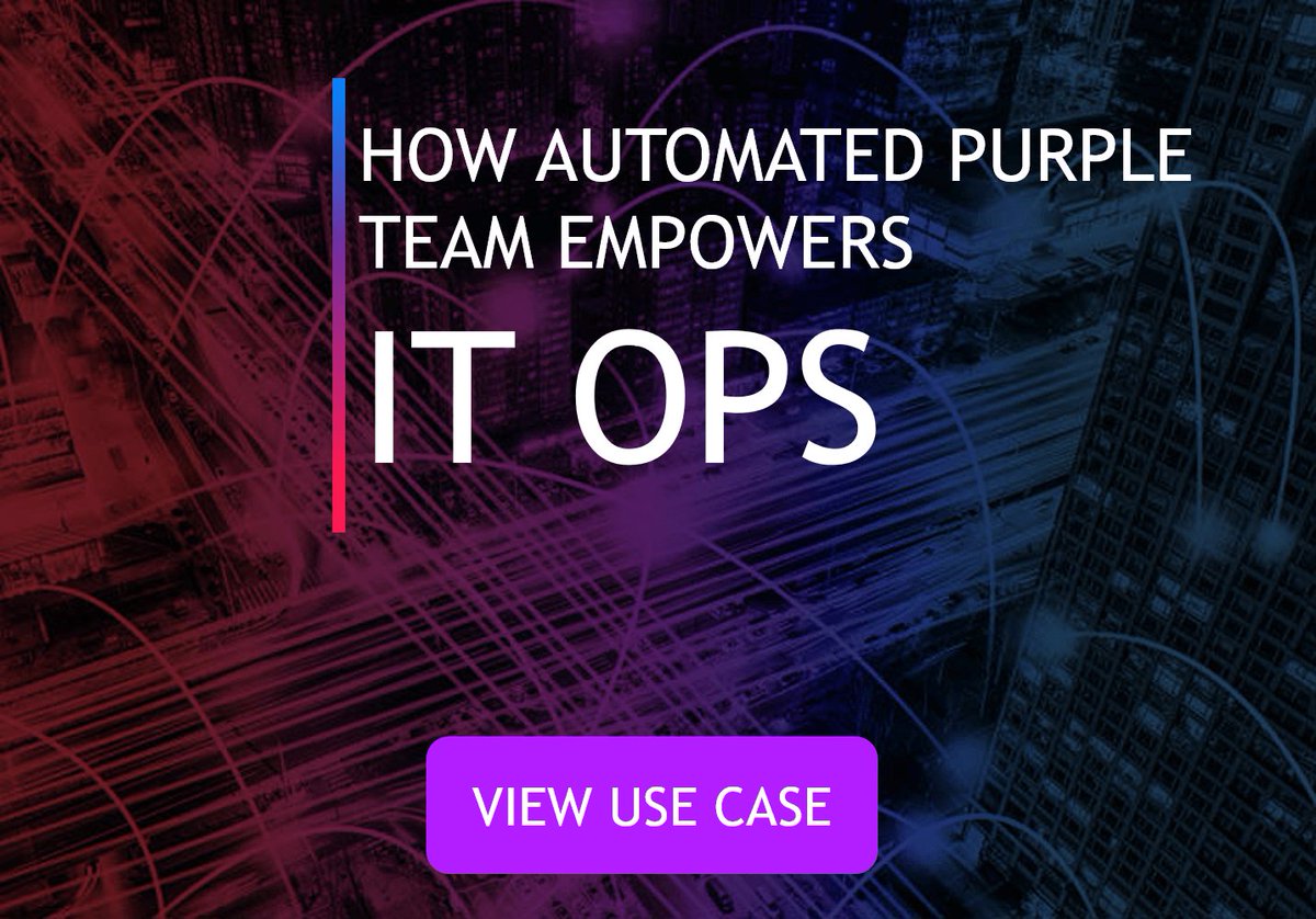 XMCyber_'s tweet photo. XM Cyber - How automated purple team empowers IT Ops 
https://t.co/oYzGWQXpRk

#ITOps #purpleteam #redteam #securityautomation #redteam #APTsimulation #cybersecurity #infosec https://t.co/bQfnlNrR3F