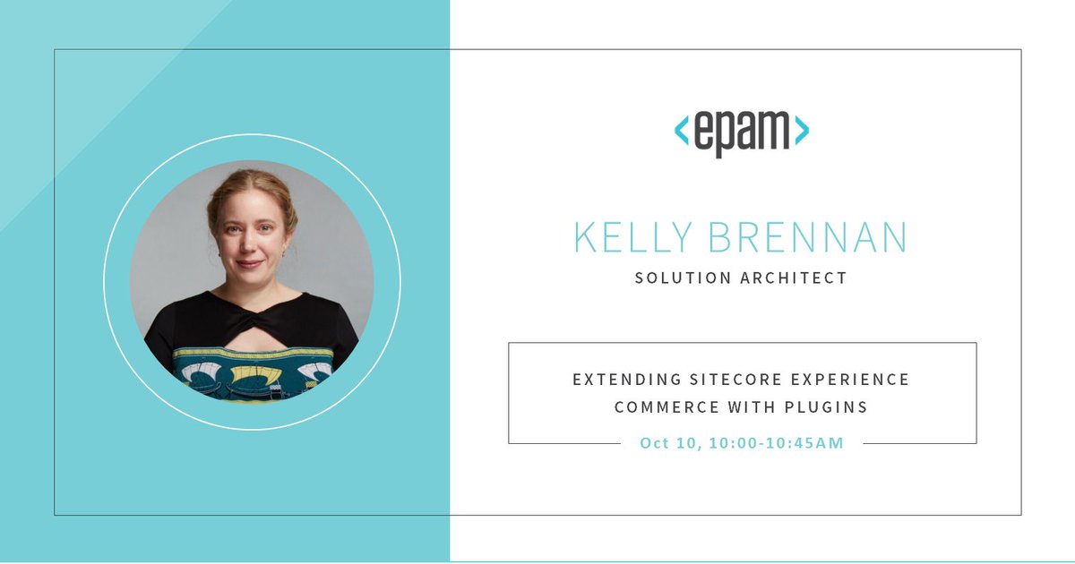 EPAMSystems's tweet photo. When you are at #SitecoreSym, donโt miss the following sessions with EPAMโs #Sitecore experts: https://t.co/i44TCjIFfr https://t.co/0bpfRYsWBm