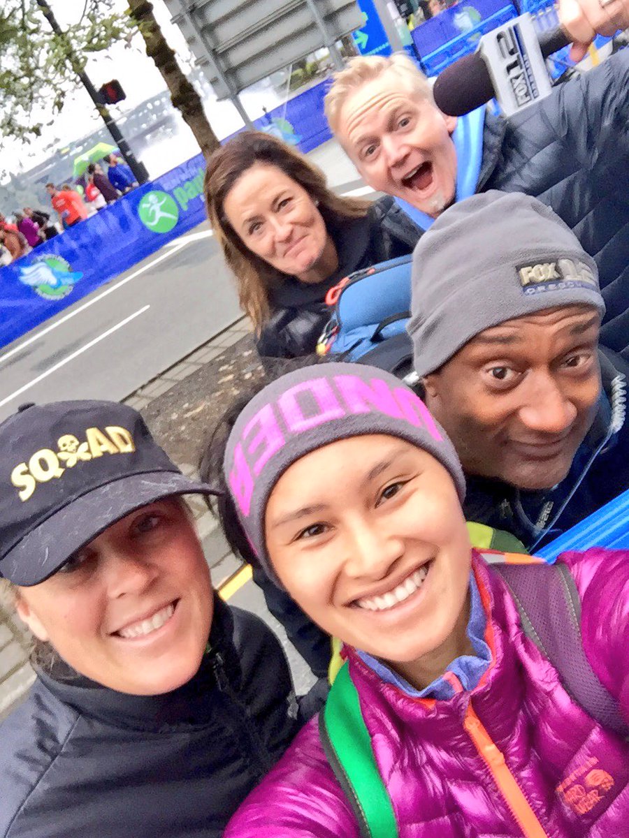 About to kick off the first <a href="/Portlandathon/">PORTLANDATHON</a> Half! Let's go!!!