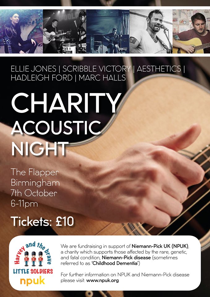 #TONIGHT! #CHARITY ACOUSTIC NIGHT FOR @BLittleSoldiers 6.30- 7.00 Ellie Jones 7.20- 8.00- Scribble Victory 8.15- 8.55- Aesthetics 9.10- 9.50- Hadleigh ford 10.05-11- Marc Halls Tickets £10 OTD! Every penny raised go straight to charity, raising much needed funds for @pcuk