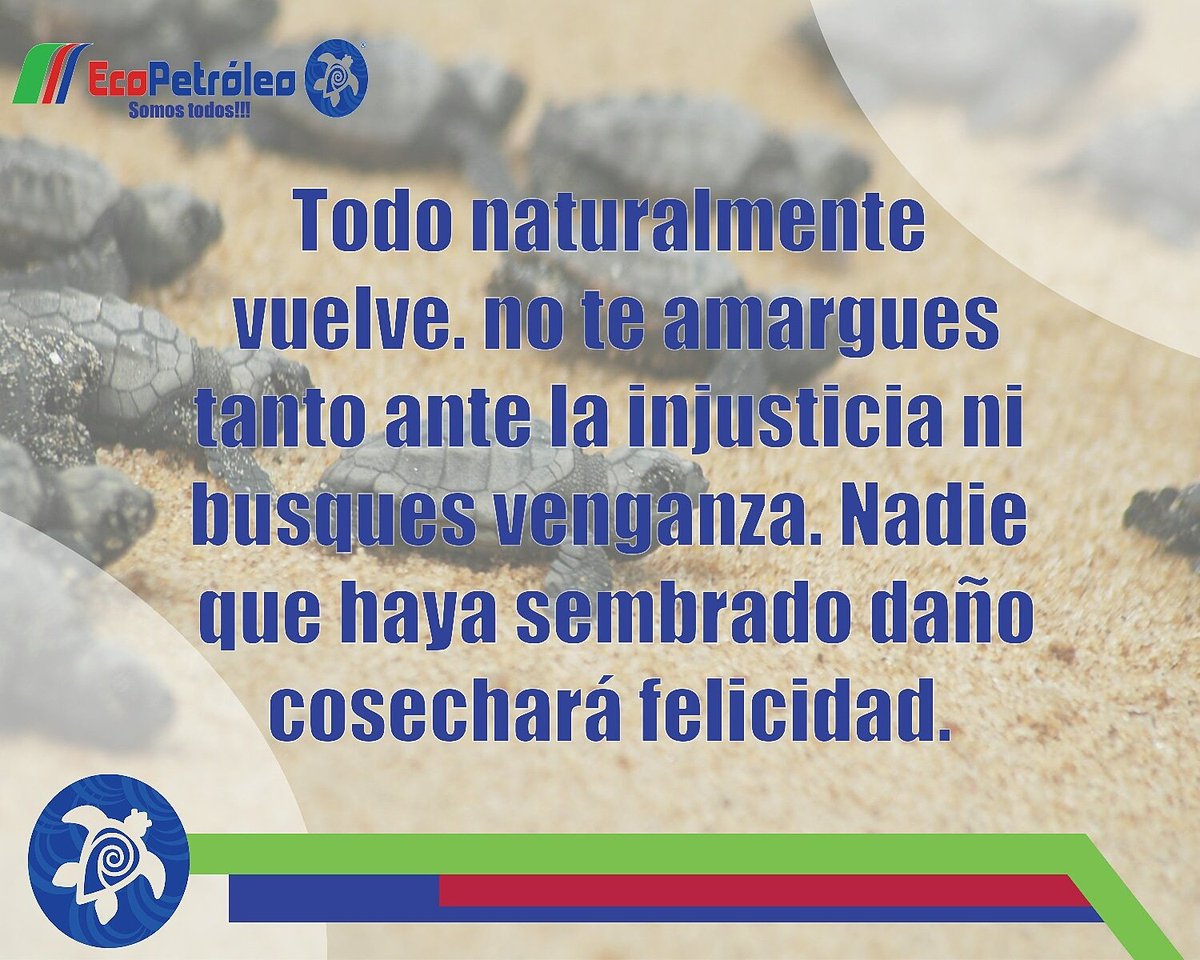 No dejes que termine sin haber crecido un poco, sin haber sido un poco feliz, sin haber alimentado tus sueños. No te dejes vencer.

Eco Somos Todos!!!

@ecopetroleodom @ecoduarte160