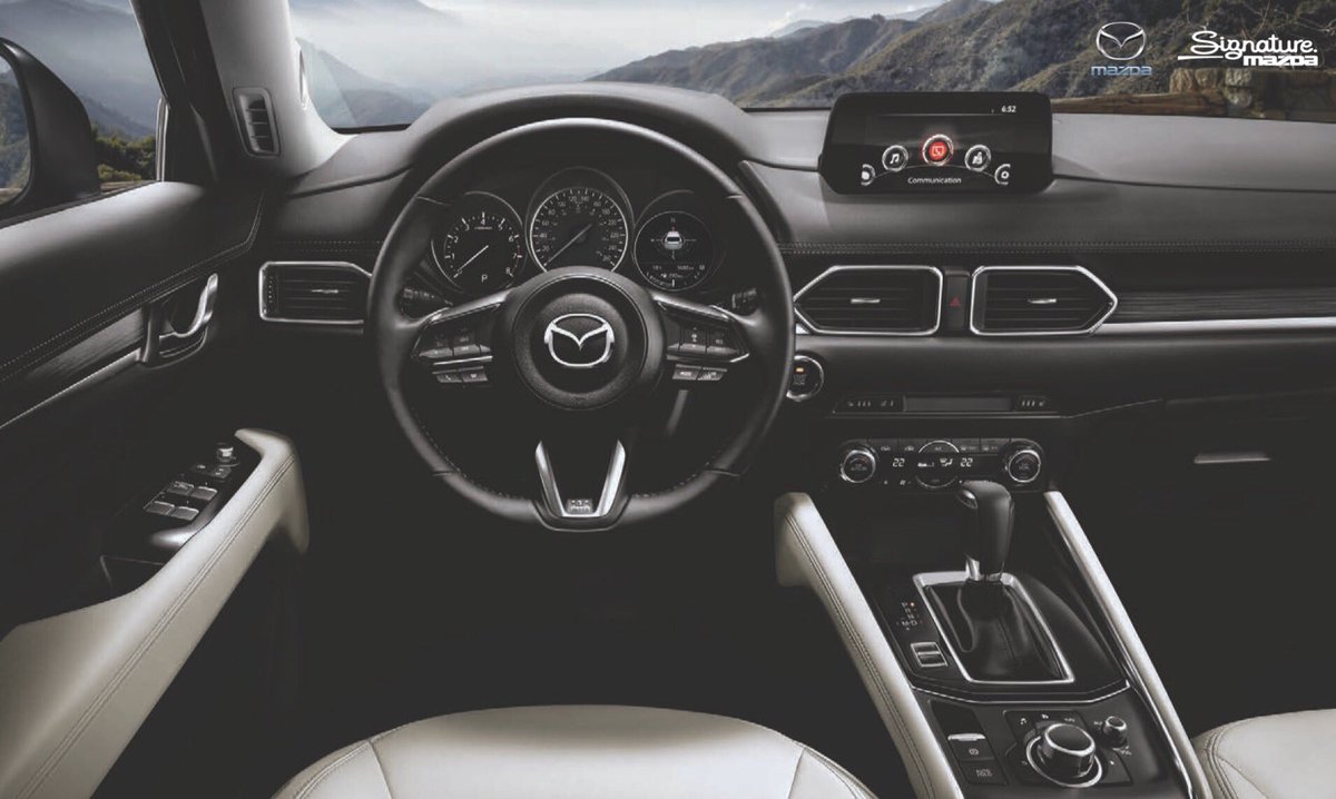 Signature Mazda An Abundance Of Standard Features Like Push Button Start Hmi Commander Switch Makes Any Road Trip An Engaging Proposition It S A Delicate Balance That Mazda Designers Strove To