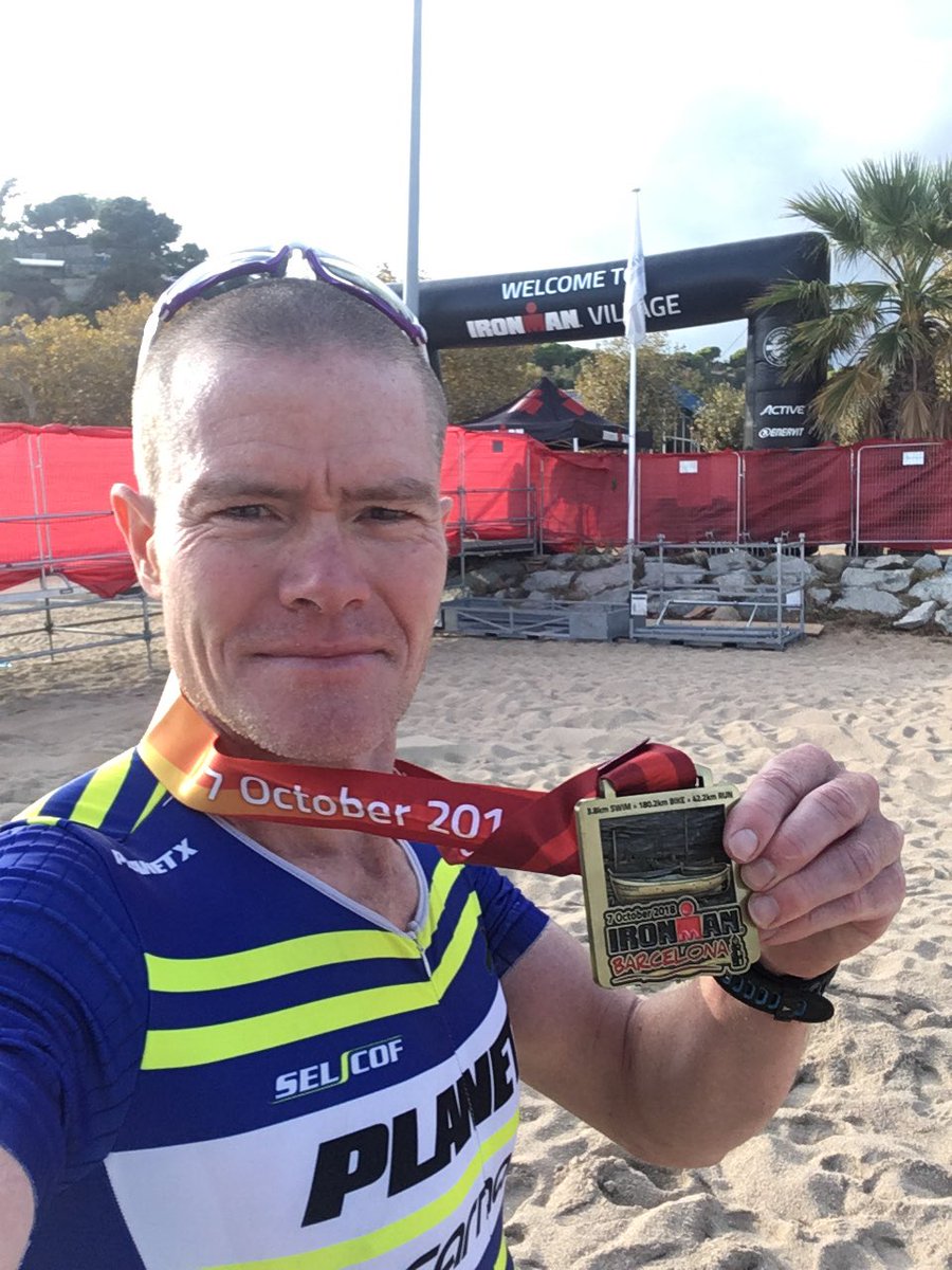 Ironman Barcelona old guts champion
