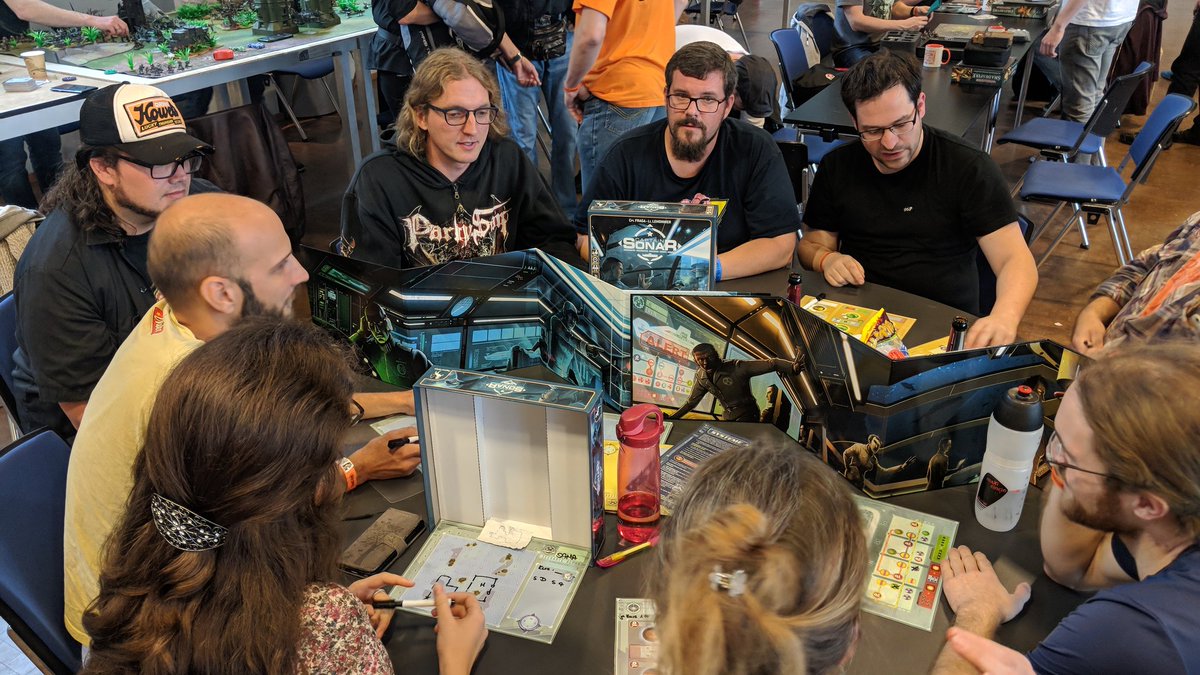 Sonar wird gezockt!

#saarcon2018 #brettspiele #boardgames #tabletopgames  <a href="/pegasusspiele/">Pegasus Spiele</a> #saarbriggedugeiler #nerd #geek