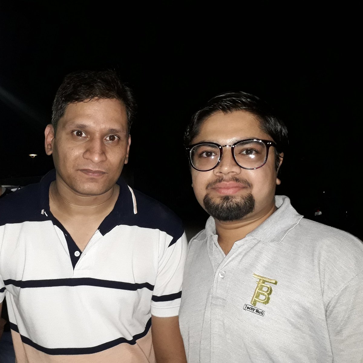 TechyBug's tweet photo. Amazing meeting with Sharmaji from @sharmajitech with @TechyBug 
🔥🔥🔥 https://t.co/eQO9DYBX5u