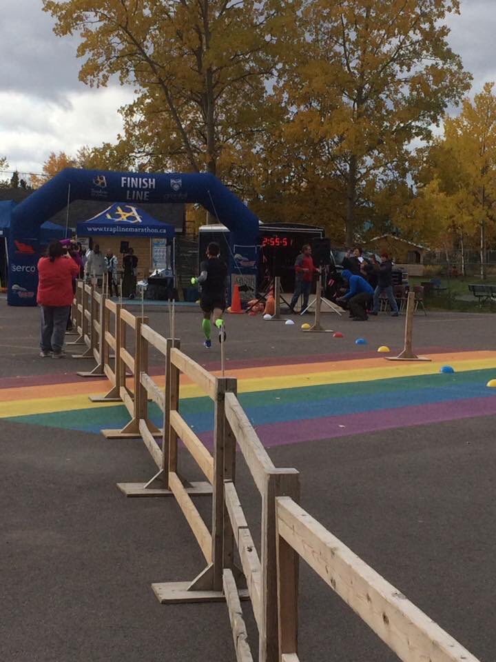 Trapline42k's tweet photo. Congrats to Cartwright's @Lewey_Rich on finishing first in the marathon! Net stop - Boston! #RunFullTilt https://t.co/RugJFOavj7