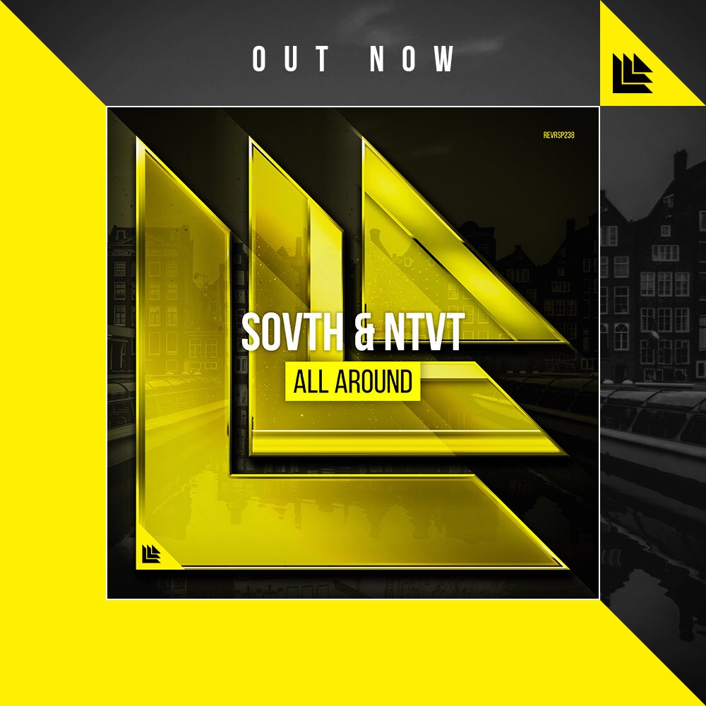 SOVTH (@sovthmusic) on Twitter photo Our first release on Hardwell’s legendary imprint, <a href="/RevealedRec/">Revealed Recordings</a> , is OUT NOW on all your favorite digital platforms!
Stream/Download “All Around” w/ NTVT here: revr.ec/ALL-AROUND Our first release on Hardwell’s legendary imprint, <a href="/RevealedRec/">Revealed Recordings</a> , is OUT NOW on all your favorite digital platforms!
Stream/Download “All Around” w/ NTVT here: revr.ec/ALL-AROUND